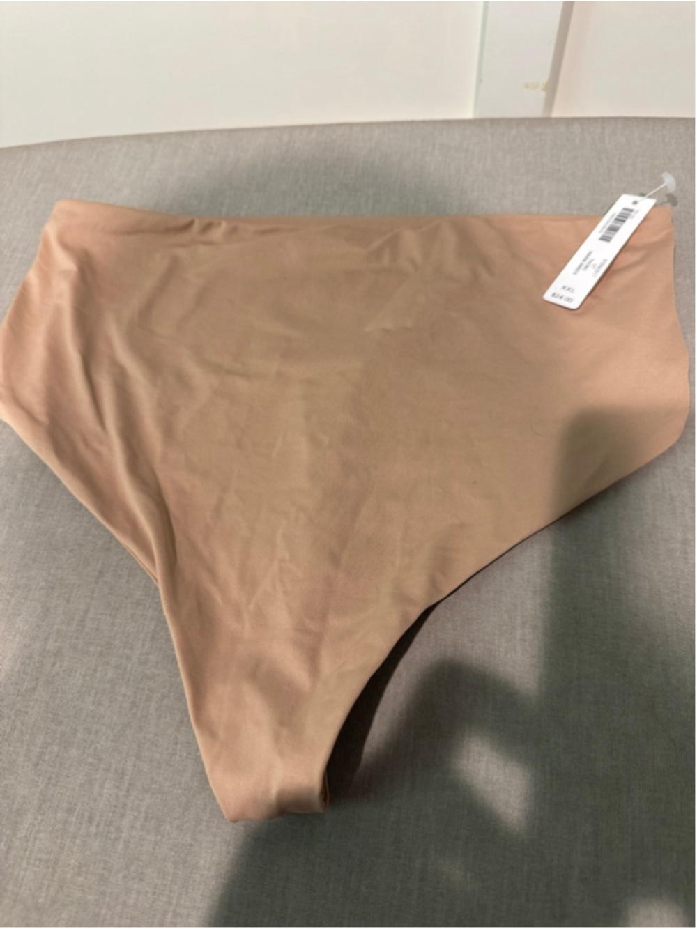 Women's Soma High Waist smoothing Thong Panties in XXL Warm Amber Nude